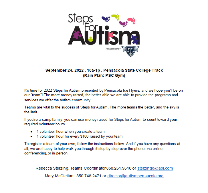 Steps for Autism Create Your Team 1